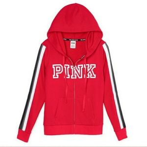 Victoria Secret PINK  "LIMITED EDITION" Hoodie Size Large Zip Up